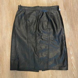 Winlit Vintage Leather Skirt